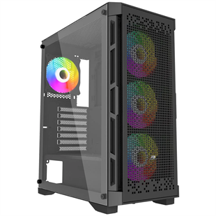 POWERBOOST 600W PB-PS7840B Gaming Mid-Tower PC Kasası