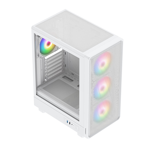 POWERBOOST 650W 80+ BRONZE PB-A5065W-650w 4-ARGB Fanlı Gaming Mid-Tower PC Kasası