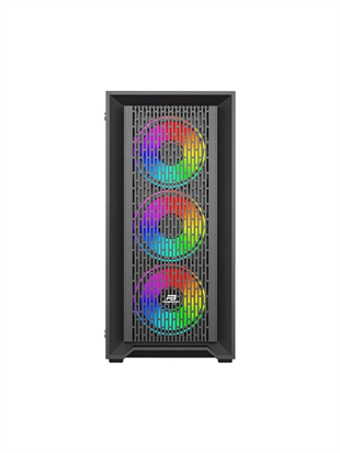 POWERBOOST 650W 80+ BRONZE PB-P705B 4-ARGB Fanlı Gaming Mid-Tower PC Kasası