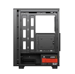 POWERBOOST 650W 80+ BRONZE PBA5065B-650W Gaming Mid-Tower PC Kasası