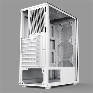 POWERBOOST 650W 80+ VK-P1882BW 4-Rainbow Fanlı Gaming Mid-Tower PC Kasası Beyaz