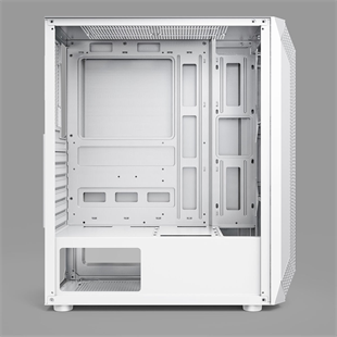 POWERBOOST 650W 80+ VK-P1882BW 4-Rainbow Fanlı Gaming Mid-Tower PC Kasası Beyaz