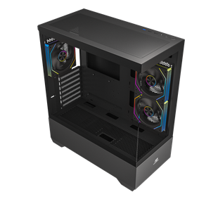 POWERBOOST 750W 80+ BRONZE PB-J9031B 3-ARGB Fanlı Gaming Mid-Tower PC Kasası