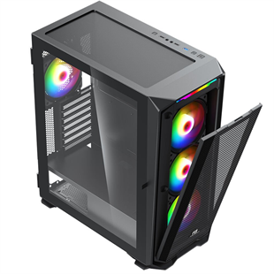 POWERBOOST 850w 80+ Bronze PB-P3720B 4-ARGB Fanlı EATX PC Kasası