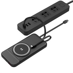 POWERBOOST MAG 120B 10000mAh 15W Magsafe 22.5W Siyah Kablosuz Taşınabilir Şarj Cihazı Powerbank