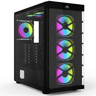 POWERBOOST PB-GR222BB 7-RGB Fanlı Gaming Mid-Tower PC Kasası