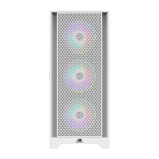 POWERBOOST PB-P1601BW  4-ARGB Fanlı Gaming EATX PC Kasası Beyaz