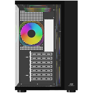 POWERBOOST PB-SS02B Sea View 7-ARGB Fanlı Gaming Mid-Tower PC Kassı