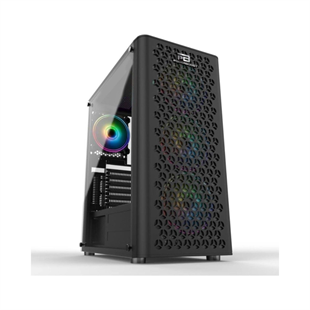 POWERBOOST VK-M202B 4-RGB Fanlı Gaming Mid-Tower PC Kasası