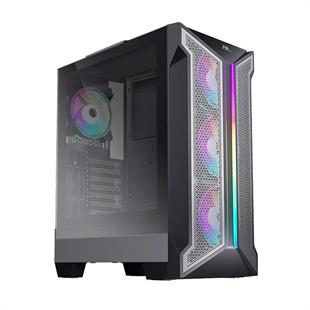 POWERBOOST VK-Z002B 4-ARGB RING FANLI GAMING MID-TOWER PC KASASI