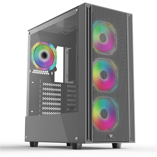 POWERBOOST X-12B 4-ARGB Fanlı Gaming Mid-Tower PC Kasası