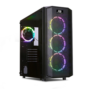 POWERBOOST X58RGB 4-ARGB Fanlı Gaming Mid-Tower PC Kasası