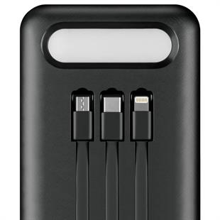 Powerway TX80 80.000mAh Kablolu Dijital Göstergeli Gerçek Fener Işıklı Kamp Siyah Powerbank