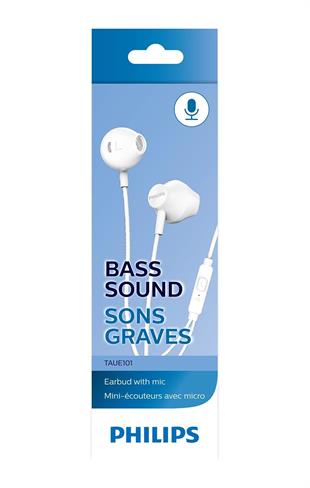 Philips TAUE101WT Kulakiçi Beyaz Kulaklık Mikrofon