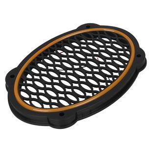 Poke PK-5052 Oval Hoparlör Kapağı Turuncu LED Sabit (2li Paket)