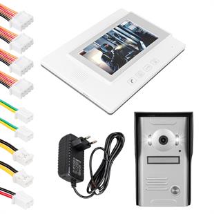 PowerMaster 37M 2 Daire 7 Görüntülü Diafon Kapı Zili Interkom Akıllı Ev Güvenliği Sistemi