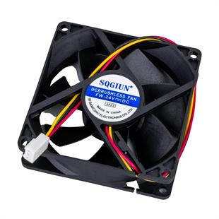 PowerMaster IC-216A Fırçasız DC Fan 80X80X25mm 24 Volt 2Pin