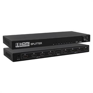 PowerMaster PM-14218 1 Giriş 8 Çıkış Port 1080P FHD HDMI Dağıtıcı Splitter (8li Çoklayıcı)