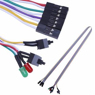 PowerMaster PM-14367 Bilgisayar PC Kasa Kablosu 65cm (Power Led, HDD Led, Reset SW, Power SW)
