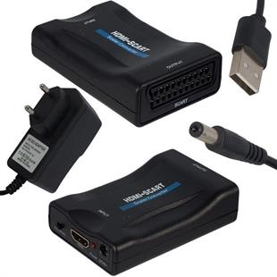 PowerMaster PM-18587 HDMI to SCART Aktif Çevirici Dönüştürücü Adaptör PAL/NTSC
