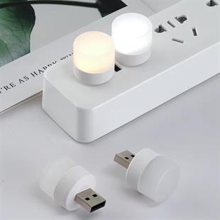 PowerMaster PM-20919 PowerBank İçin Taşınabilir USB Beyaz Led Gece Lambası