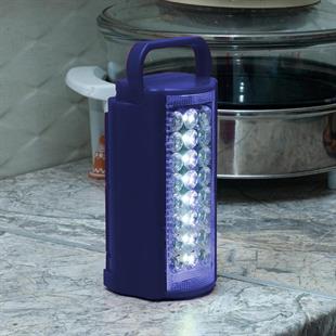 PowerMaster PM-21980 24 Ledli Şarjlı Işıldak (6V4A Akülü - Powerbank Özellikli)