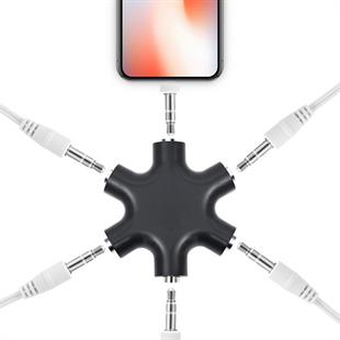 PowerMaster PM-24172 6LI 3.5mm Stereo AUX Çoklayıcı