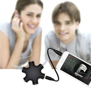 PowerMaster PM-24172 6LI 3.5mm Stereo AUX Çoklayıcı