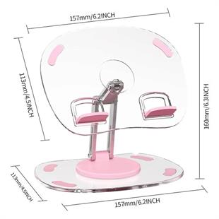 PowerMaster PM-24571 Q16 360 Derece Hareketli Şeffaf Ipad Tablet Ve Telefon Tutucu Stand