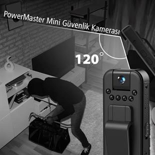 PowerMaster PM-24941 L7 Cep Vücut Tipi Güvenlik Kamerası 1080P Oynar Başlıklı Video ve Ses Kaydedici