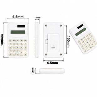 PowerMaster PM-25423 Beyaz Mini Hesap Makinesi