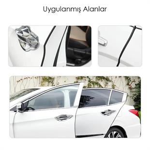 PowerMaster PM-26300 Araç İçi Dışı U Tipi Geçmeli 4 Metre Koruyucu Dekoratif Esnek Çıta