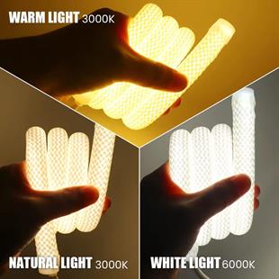 PowerMaster PM-26417 Animasyonlu Bluetooth Neon RGB Kumaş Örgülü Hortum Led 5 Metre 201 Modlu