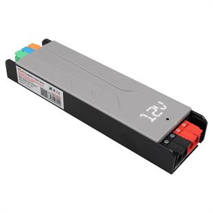 PowerMaster PM-26839 12 Volt 10 Amper 120 Watt Slim Metal Kasa Adaptör 189x51x27mm
