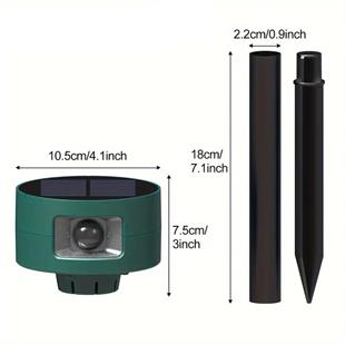 PowerMaster PM-26948 Ultrasonic Sesli Solar Hayvan Kovucu Alarm Cihazı 360 Derece Sensörlü