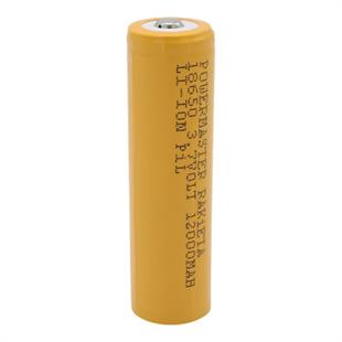 PowerMaster PM-9599 Rakieta 3.7 Volt 1200mAh 18650 Başlıklı Şarj Edilebilir Lityum Pil (Tekli)