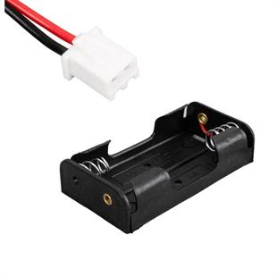 PowerMaster Plastik Siyah Pil Yuvası 2Li AA (IC-233A)