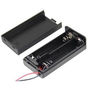 Powermaster  2li AA Kapaklı Switchli Pil Yuvası (IC-233C