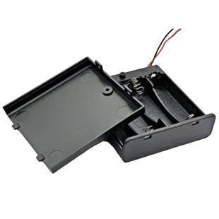 Powermaster  4lü AA Kapaklı Switchli Pil Yuvası (IC-233F)