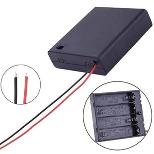 Powermaster  4lü AA Kapaklı Switchli Pil Yuvası (IC-233F)