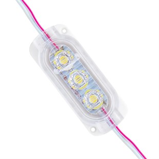 Powermaster 12 Volt 0.6 Watt Soğuk Beyaz 2835 65 X 25 Mm IP65 120 Lümen 160 Derece Modül Led