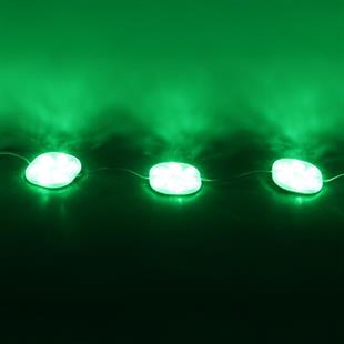 PowerMaster PM-14707 12 Volt 3 Watt Yeşil Sabit 6565-2835 Modül Led 65x65x12mm