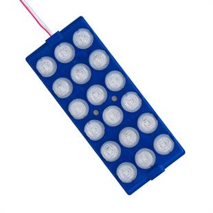 Powermaster 12 Volt 6 Watt Mavi 18 Ledli 2li Paket Yanıp Sönen Modül Led