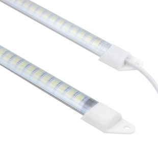 Powermaster 220V-12W Anahtarlı 80-90 Lümen 72 Led 60 Cm Şeffaf Kasa Seyyar Çubuk Led PWR-6930