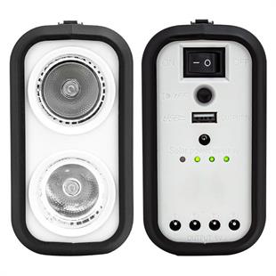 Powermaster GD-8017S Solar Panelli 3 Ampullü Solar Aydınlatma Sistemi