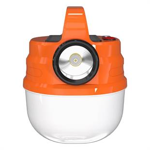 Powermaster HB-V70 Çift Işıklı  6 Modlu (El Feneri+5  Kademe) 50 Watt Şarj Edilebilir Kamp Feneri