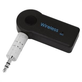 PowerMaster PM-12767 Mikrofonlu Bluetooth Ses Alıcı Araç ve Hoparlör İçin Aux Girişli Kablosuz Dönüştürücü Kiti