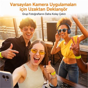 Powermaster PM-24897 Kablosuz Bluetooth Yüzük Kumanda TikTok - Reels Kaydırma Uzaktan Deklanşör