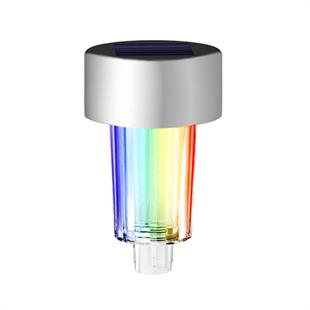 Powermaster PM-26962 Metal Gövdeli Dc 5V RGB Solar Balkon-Havuz-Bahçe Lambası (6lı Paket)