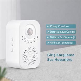 Powermaster PM-29670 Dc 5V Şarjlı Sesli İkaz Akıllı Kapı Sensörü